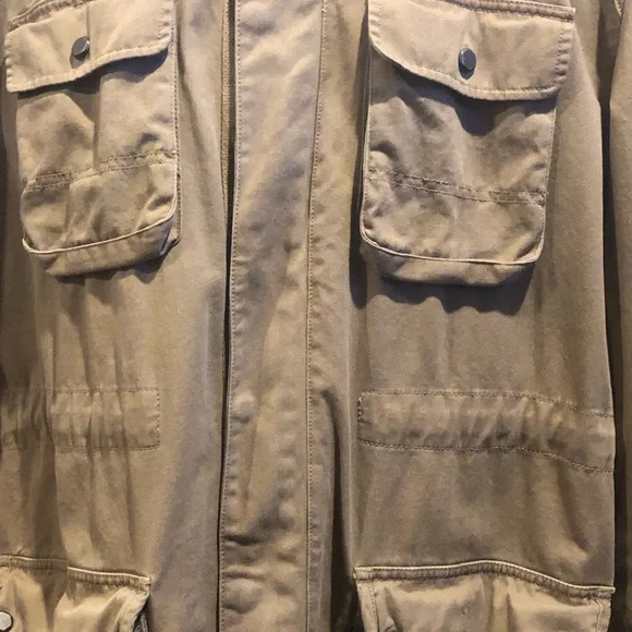 TIMBERLAND Canvas Earth Keeper Zipper and Snap Front Coat Sz 2XL - Picture 6 of 11